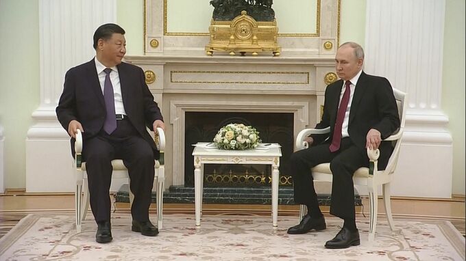 訪ロの中国・習主席 プーチン氏と会談　ウクライナ和平「建設的役割果たしたい」|TBS NEWS DIG