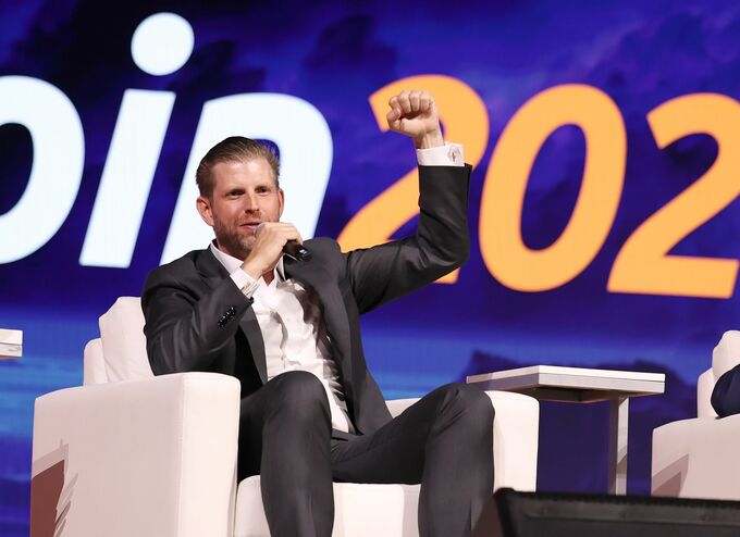 トランプ氏次男のビットコイン企業持ち分、株式公開で550億円にも