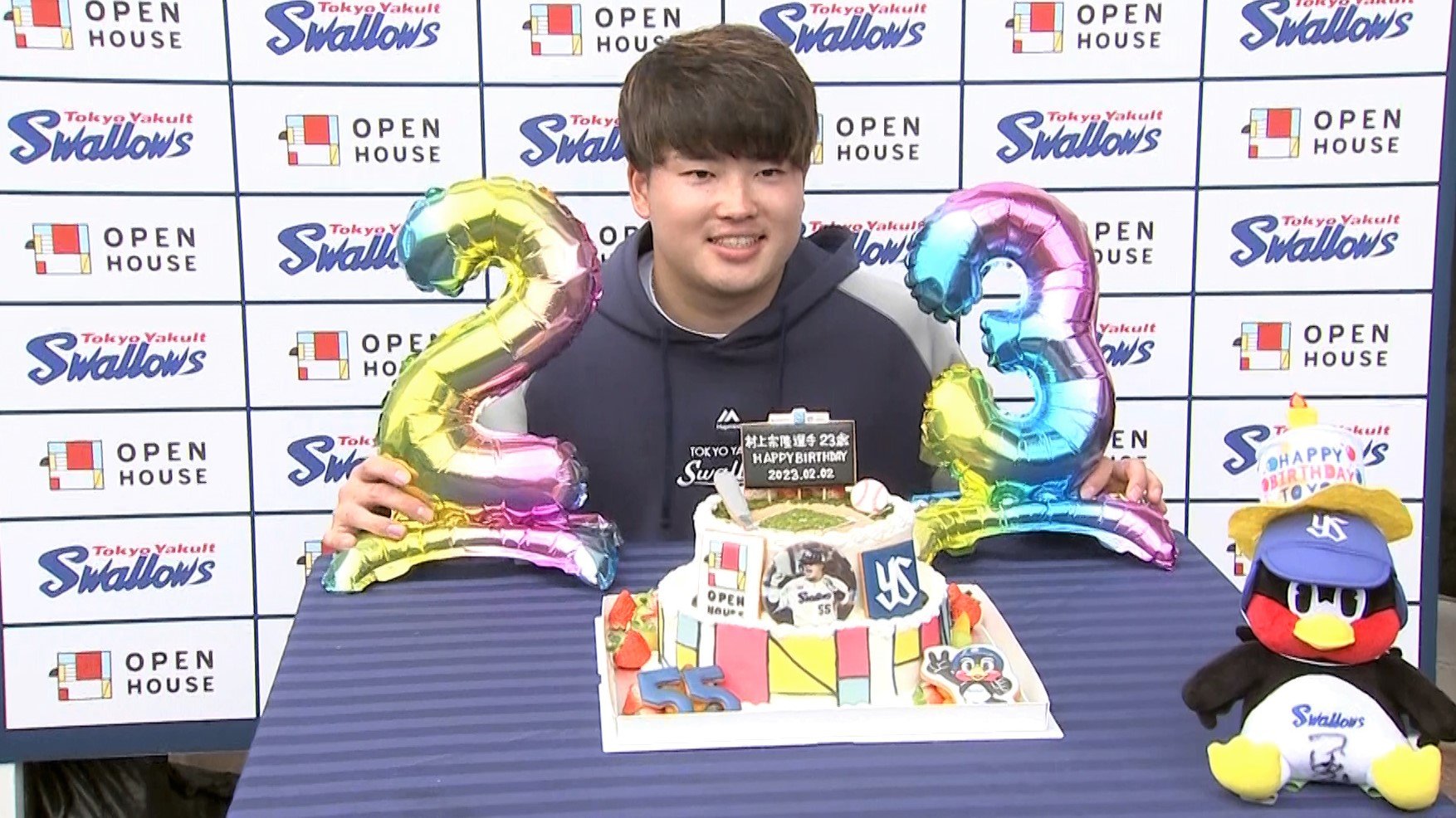 23歳誕生日の村上宗隆、WBC世界一に向け「3月9日の中国戦にしっかり