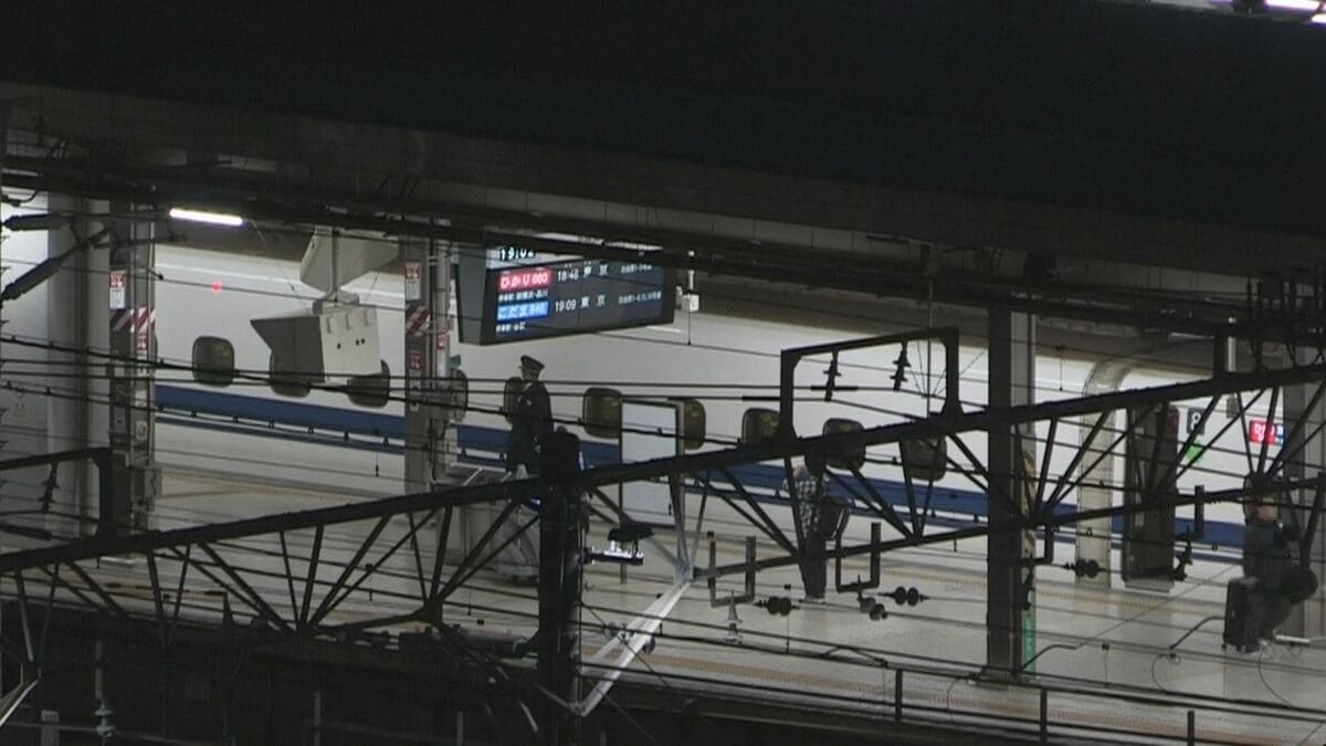 【速報】東海道新幹線 豊橋～小田原 上り線 運転再開 架線に飛来物が付着し一時運転見合わせ