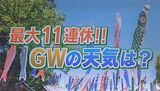 ゴールデンウィークの天気 比較的晴れの日が多いが、暑さに要注意 気象予報士が解説|TBS NEWS DIG