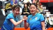 張本&早田の“みわひな”ペアが60年ぶり金メダルに王手 香港ペアにストレート勝利で決勝進出【アジア大会・女子ダブルス】|TBS NEWS DIG