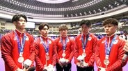 体操男子団体は3大会連続の銀メダル、橋本大輝「素直に悔しい」岡慎之助「とても心強いチームメイト」【アジア大会】|TBS NEWS DIG