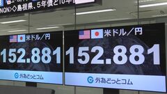 円相場一時1ドル=152円台に およそ2か月半ぶり| TBS CROSS DIG with Bloomberg
