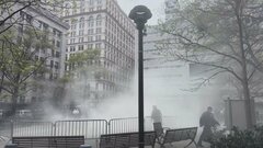 ニューヨーク　トランプ氏のいる裁判所前で男性が自らに火をつけ重体| TBS CROSS DIG with Bloomberg