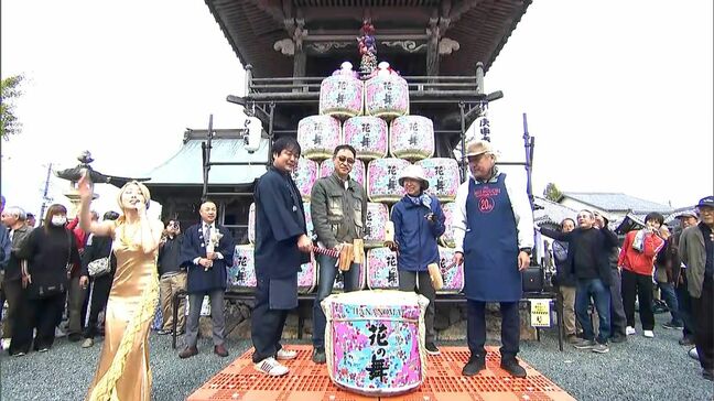 「しぼりたてはねぇ、さわやかだね」できたばかりの日本酒の味見会火入れも割水もしない生原酒1200リットル用意＝静岡・浜松市|TBS NEWS DIG