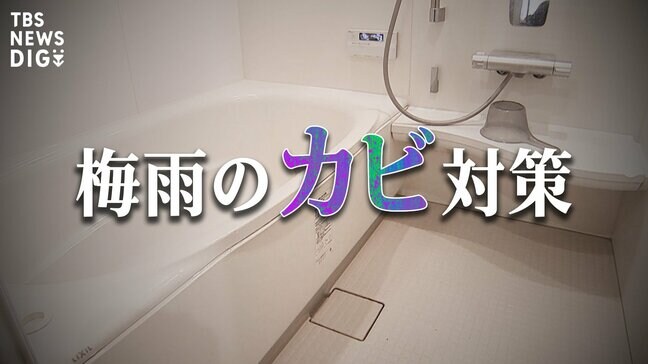 梅雨のカビ対策 ポイントは？　「ピンクの汚れ」にも警戒|TBS NEWS DIG