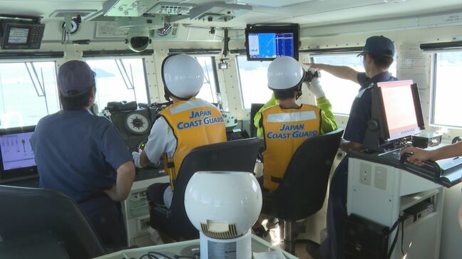 「海上の警察であり消防」　中学生が徳山海上保安部で職場体験　船のかじ取りも|TBS NEWS DIG