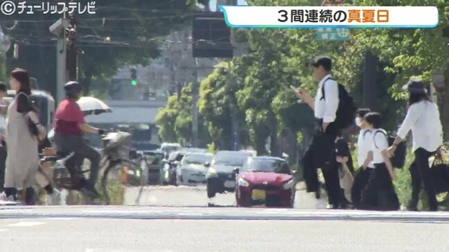 富山県内3日連続の真夏日!各地で30℃超える季節外れの暑さに 熱中症対策と乾燥に注意|TBS NEWS DIG