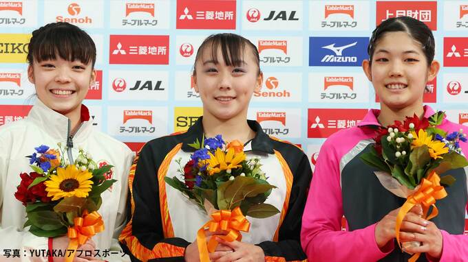 女子体操 全日本女王の笠原有彩は涙 次世代のエース対決は現役高校生同士の争い！宮田笙子が逆転優勝【NHK杯】|TBS NEWS DIG