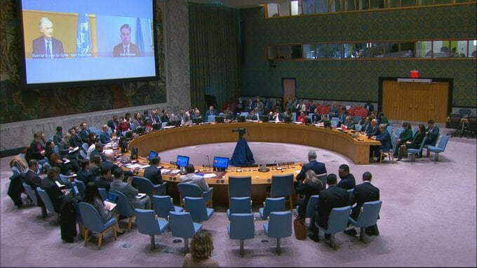 シリア訪問の国連特使、経済制裁の解除や人道支援活動への協力を各国に求める　安保理会合にオンラインで出席|TBS NEWS DIG