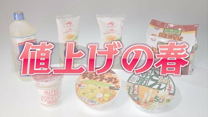 値上げの春…7月までに5729品目、中東情勢影響で後半再び“値上げラッシュ”か|TBS NEWS DIG