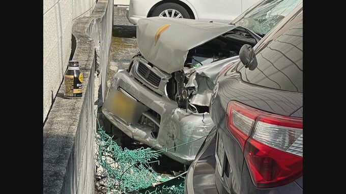 広島市の駐車場で軽自動車が壁に衝突　男性（90）死亡　|　RCC NEWS | 広島ニュース | RCC中国放送