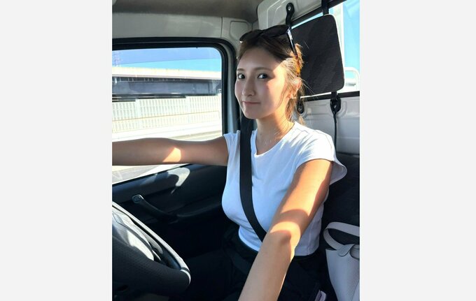 【 三田悠貴 】　愛車の軽トラで疾走　投稿動画に　ファン反響　「運転してるとこカッコいい」「素敵過ぎです！」|TBS NEWS DIG