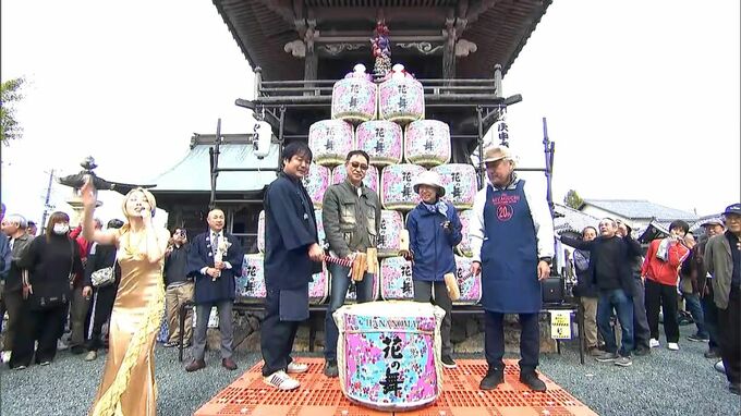 「しぼりたてはねぇ、さわやかだね」できたばかりの日本酒の味見会火入れも割水もしない生原酒1200リットル用意=静岡・浜松市|TBS NEWS DIG