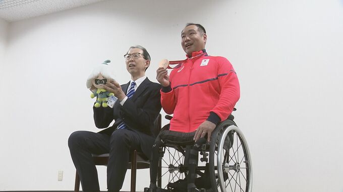 「応援嬉しかった」パラリンピック銅メダル　鈴木猛史選手が知事に報告　福島|TBS NEWS DIG