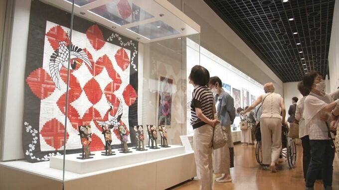「和」をテーマに１００作品〝キルト展〟はじまる…松江歴史観　島根県松江市　|　BSSニュース | BSS山陰放送