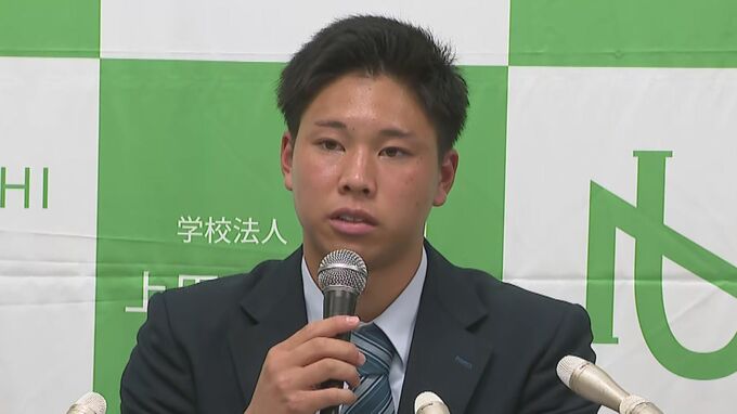 【会見詳報】「日本を代表する選手に」　オリックスのドラフト１位！　横山聖哉選手（上田西）　|　SBC NEWS | 長野のニュース | SBC信越放送