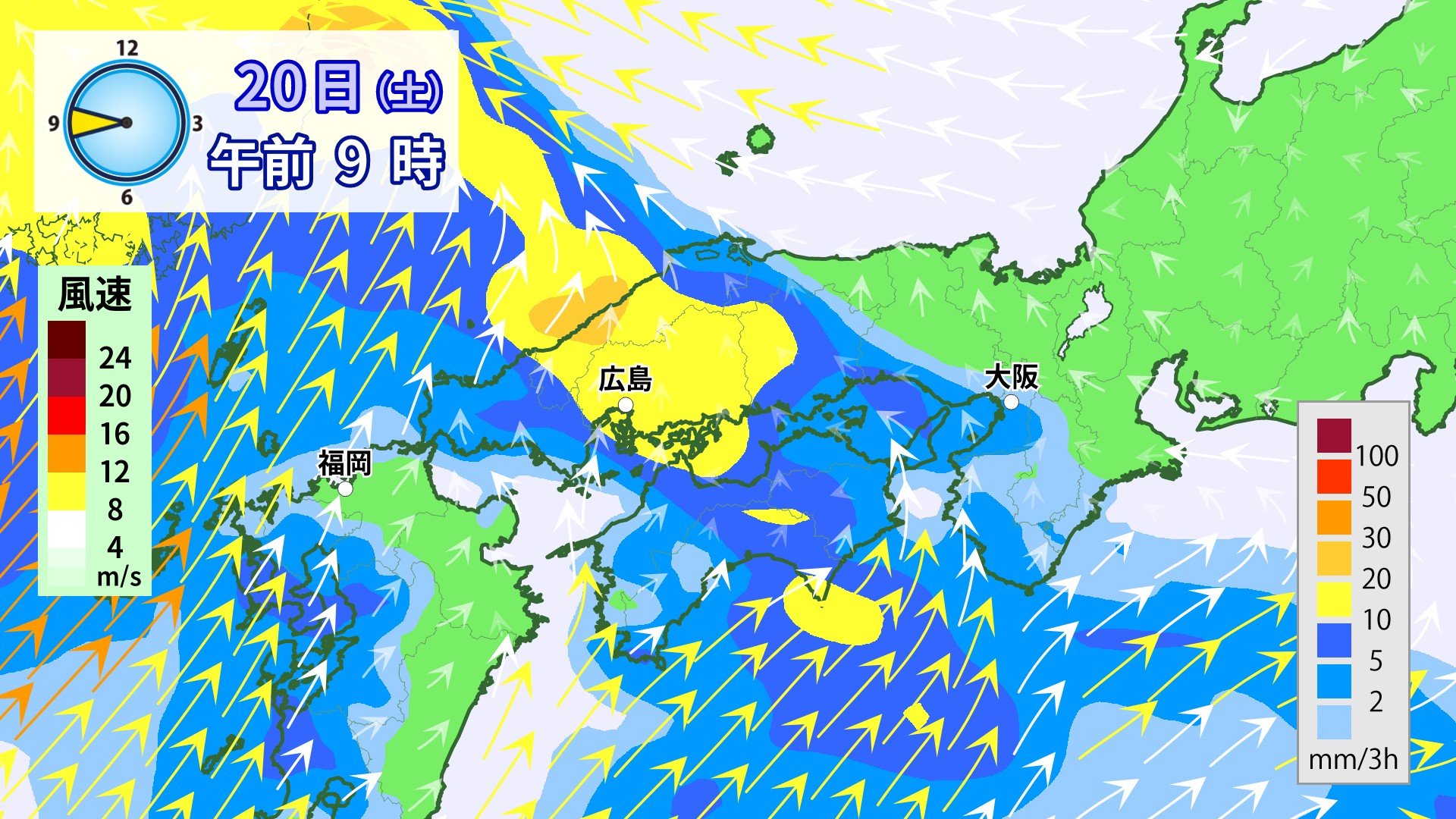 希少価値　大正13年6月　東京朝日新聞カレンダー「梅雨晴れの朝」 警報級の大雨のおそれ】20日（土）頃 西日本で しばらく続いた梅雨の