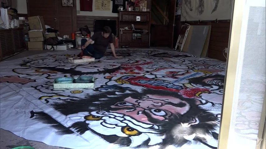 弘前ねぷたまつり」開幕まで1か月切る ねぷた絵の制作が大詰め 色の