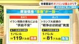 トランプ大統領“戦争ほぼ終結”発言で原油先物が激しい値動き 中東情勢緊迫でガソリン価格どうなる？石油の備蓄放出は【大石邦彦解説】|TBS NEWS DIG