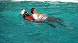 「もしおぼれたら浮力のあるものに掴まって浮いて救出を待って」岡山市消防局が水難救助訓練|TBS NEWS DIG