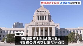 衆議院選挙あす公示　午後に党首討論へ 消費減税などめぐり論戦　来月8日投開票|TBS NEWS DIG