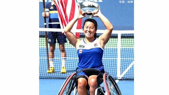 車いすテニス・上地結衣が全米オープン連覇達成で4度目V！小田凱人は準優勝で連覇逃す|TBS NEWS DIG