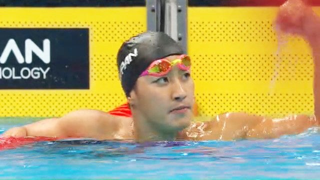 男子200ｍ背泳ぎで西小野皓大が金メダル！「絶対勝ちたいと思っていた」　100m4位からリベンジの表彰台【アジア大会】|TBS NEWS DIG