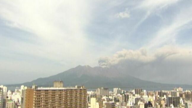 桜島の山体膨張続く　6日は火口から3000メートルまで上がる噴火|TBS NEWS DIG
