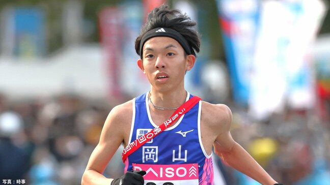青学大・黒田朝日、箱根以来の駅伝で激走 ! 地元岡山3区で5位グループから3位でタスキリレー【全国男子駅伝】|TBS NEWS DIG