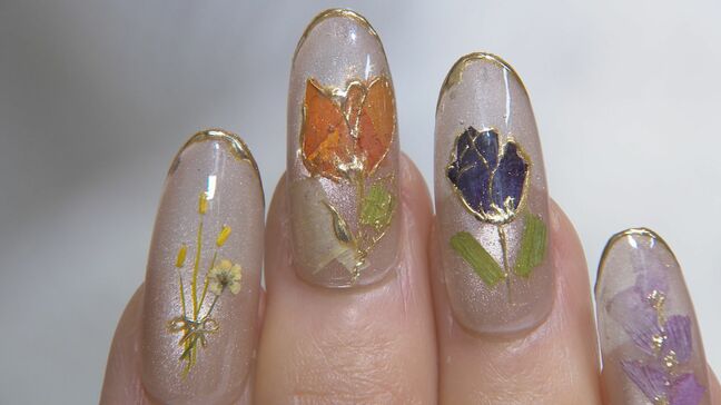 「たぶん世の中で一番小さいキャンバス」美しさの裏側にある想いを多くの人に届けたい　フラワーロスネイルで廃棄花に第二の命を吹き込む|TBS NEWS DIG