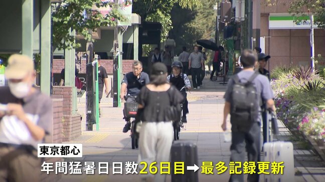 9月入っても残暑厳しく… 35都府県に熱中症警戒アラート　暑さ対策して新学期スタート|TBS NEWS DIG