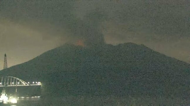 桜島で爆発 噴煙1400m【今夜・あす19日の降灰予報】鹿児島|TBS NEWS DIG