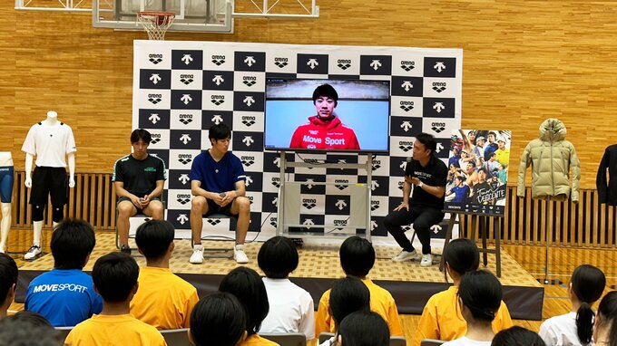 身長200cmの甲斐優斗が中学生にアドバイス「身長を伸ばす秘訣は“たくさん寝る事”」|TBS NEWS DIG