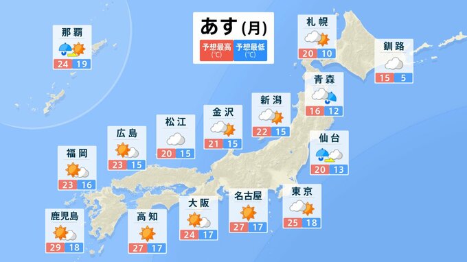 東日本と北日本で３日にかけて大気の状態が非常に不安定に　所々で積乱雲が発達する見込み【2日午後5時最新情報】　|　富山のニュース｜天気・防災｜チューリップテレビ