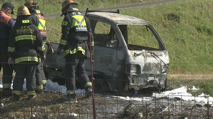 田んぼで軽トラ炎上　農作業の火燃え移る　鳥取・岩美町　|　BSSニュース | BSS山陰放送