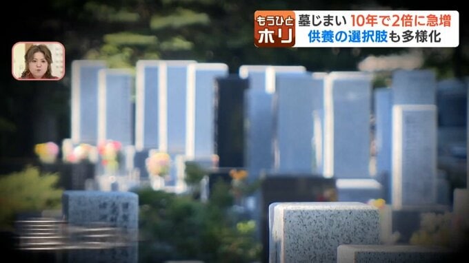 【お盆と墓じまい】10年で2倍に急増し全国最多の北海道 継承者不足で「建てるより解体」の現実に新たな受け皿として注目高まる「樹木葬」|TBS NEWS DIG