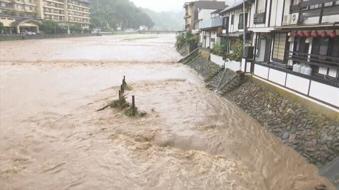 温泉旅館などに浸水被害…宿泊キャンセル多数　記録的大雨、鳥取の温泉観光にも打撃　|　BSSニュース | BSS山陰放送
