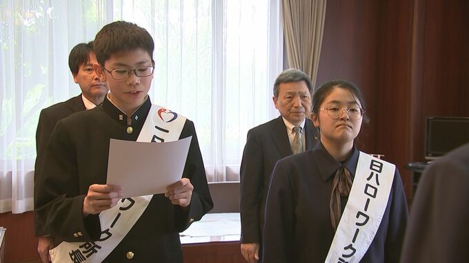 高校生が1日ハローワーク所長に　若者の雇用確保や早期求人を要請　盛岡市|TBS NEWS DIG