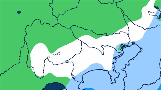 【大雪情報】関東地方北部や長野県は11日朝にかけ断続的に強い雪の見込み　【3連休は東京や山梨でも雪の可能性　雪と雨のシミュレーション】|TBS NEWS DIG
