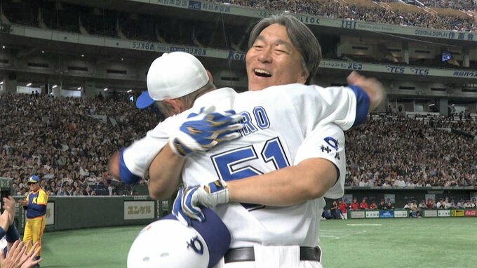 50歳・松井秀喜が東京ドームで20年ぶり豪快HR！「これ以上ない幸せなこと」イチローは9回141球で完投勝利＆4安打猛打賞【高校野球女子選抜戦】|TBS NEWS DIG