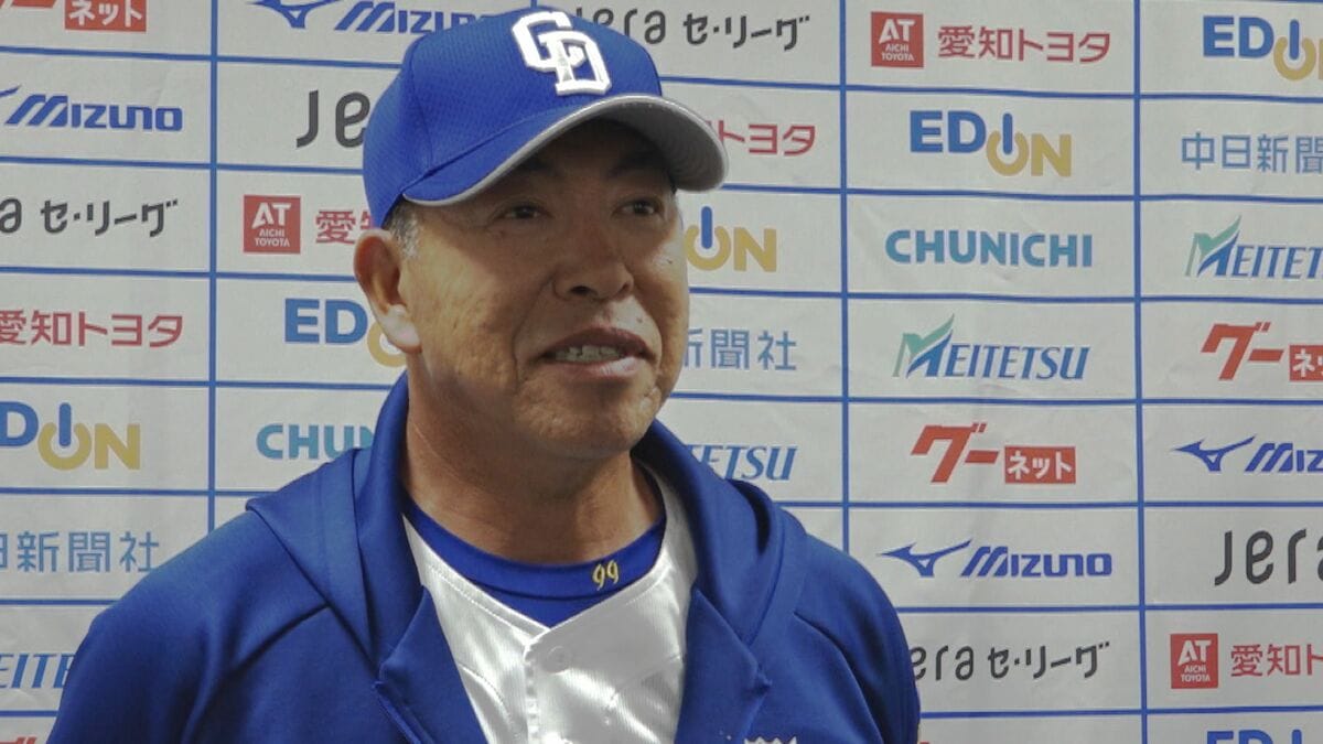 ドラゴンズ･井上一樹監督 開幕投手を指名 ｢柳でいきます。淡々と投げてくれる｣ 90周年記念した等身大の“着せ替えドアラ”も