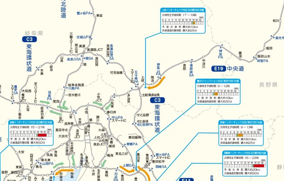 5月4日に混雑するのはどこ？】小仏TN付近・坂戸西SIC付近で30キロ