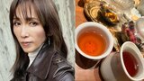 工藤静香さん　「お茶するの好きだなぁ♥♥♥」「今日はプーアールに、陳皮　バラ　を加えました。」　ティータイムを堪能|TBS NEWS DIG