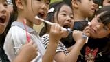 音楽に合わせて楽しく!園児が学ぶ“正しい手洗い・歯磨き” 花王と連携し土佐市内全園で展開へ【高知・土佐市】 | 高知のニュース・天気|KUTV NEWS | KUTVテレビ高知