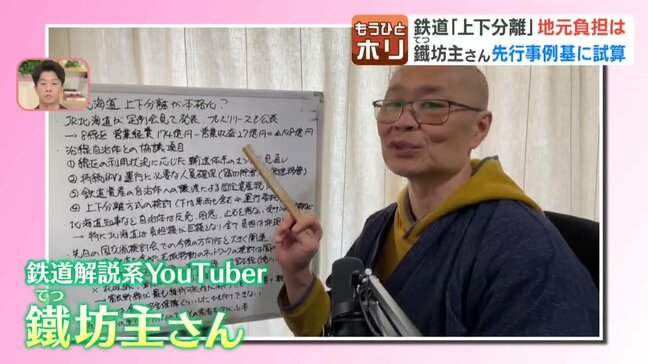【衝撃試算】鐵坊主氏が算出…鉄道維持に1人年20万円?JR北海道が狙う「上下分離」で"赤字8線区”に道は年78億円負担、33億円に上る沿線自治体の覚悟は|TBS NEWS DIG