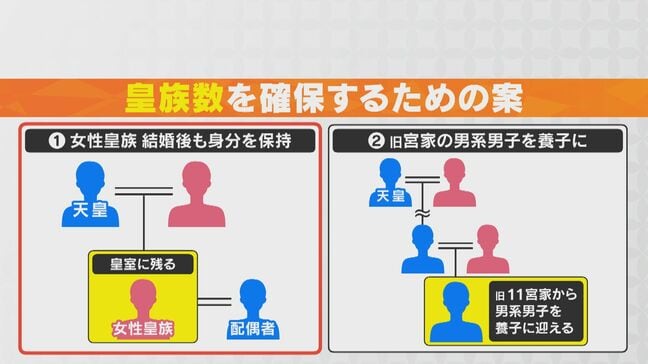 減り続ける皇族の数をどう確保するのか…2つの案に専門家は「決めたからといって増える保証はない」|TBS NEWS DIG