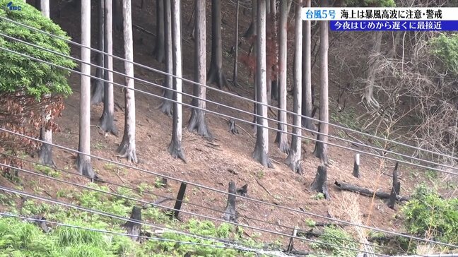 台風5号今夜最も岩手県に接近 山林火災の被災地、大船渡市の様子は 現地から中継 岩手|TBS NEWS DIG