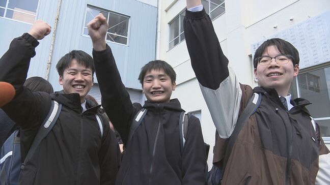 「頑張ってきた自分にありがとう」運命の瞬間…県立高校合格発表　福島|TBS NEWS DIG